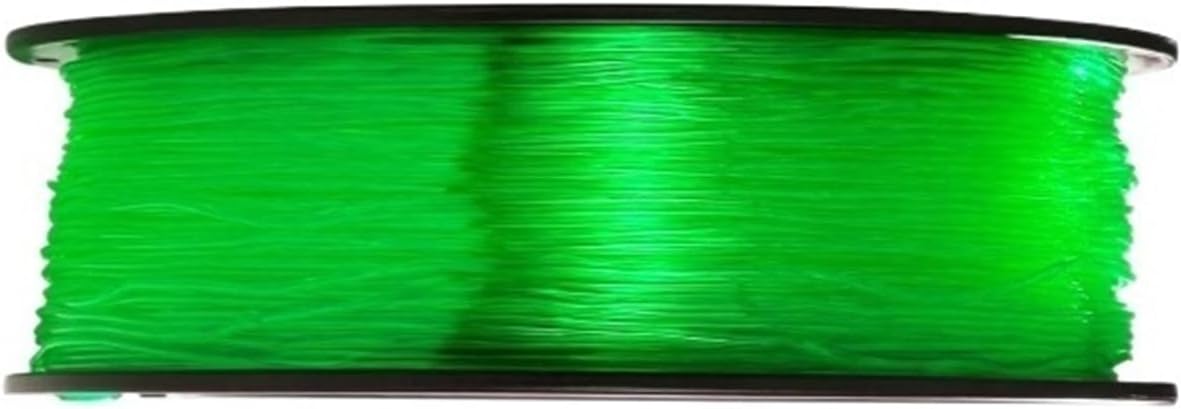 Clear Green TPU 3D Printer Filament, 1.75mm, 1KG, Dimensional Accuracy +/-0.03mm for FDM Printers