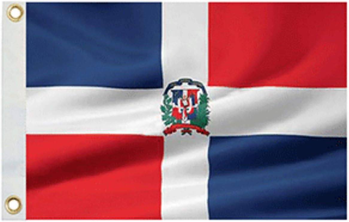 Taylor Made Products93070 93070 Dominican Republic Courtesy Flag 12x18, Boating Hardware & Maintenance Supplies