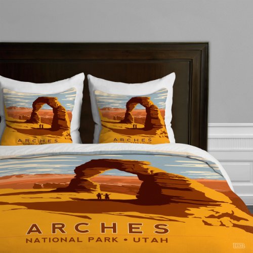 Deny Designs Anderson Design Group Arches Duvet Cover, Queen