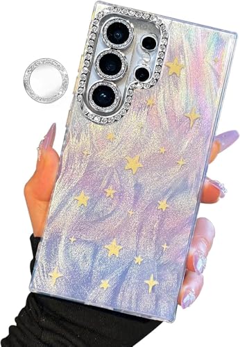 Coque Galaxy S26 Ultra diamant protecteur d'objectif chic en TPU