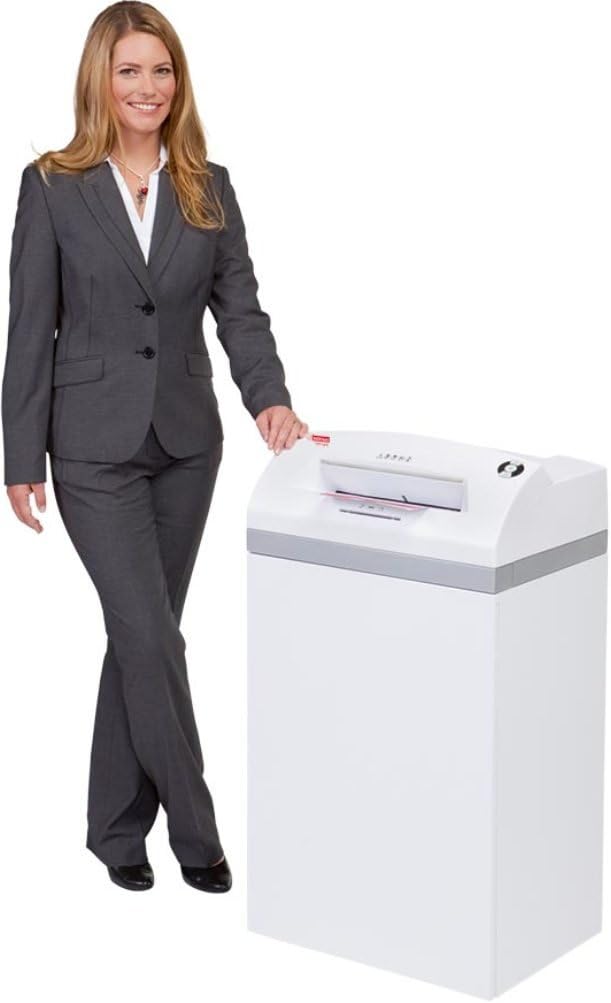 Intimus 227154S1 Model 120CC3 Cross Cut Paper Shredder; Shreds 21-25 Papers per Pass; Accepts Paper Clips, Staples, Credit Cards, Floppy Disks, Junkmail, and CDs/DVDs