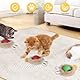 Interaktives Elektronisches Katzenspielzeug,Automatische Katzenspielkugel,Cat Ball für Indoor-Katzen,360° Beweglicher Katzenball,Selbstbeschäftigung Katzenspielzeug,Jagdspielzeug für Kätzchen (A)