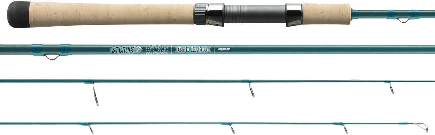 St. Croix Rods Mojo Inshore Spinning Rod, JIS, Premium Quality, Durably Sensitive, High Performing Spinning Rod