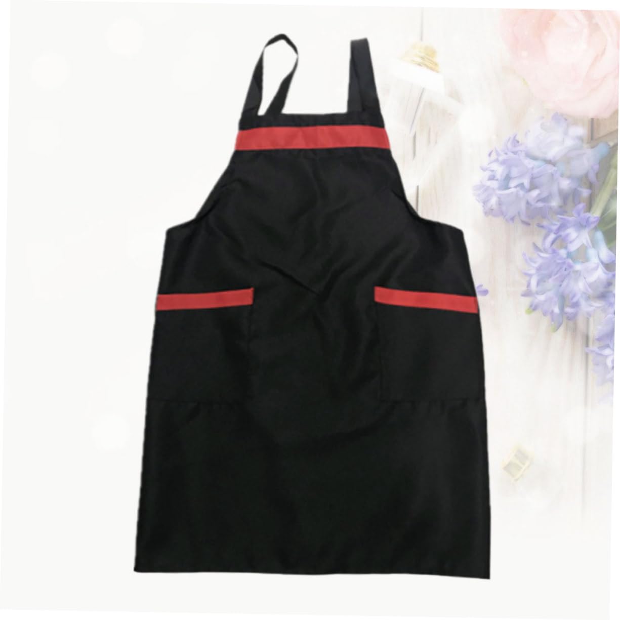 Garneck Waterproof Greaseproof Apron Halter Neck Style Unisex Industrial Apron for Kitchen Cleaning Bbq