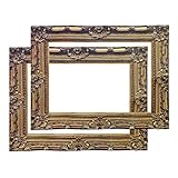 Vintage Party Photo Booth Props, 31.5″×23.5″ Big Size Picture Paper Frame Party Favor 2 Set for Wedding Party Adult Kids Birthday Party Baby Shower by Novelty House