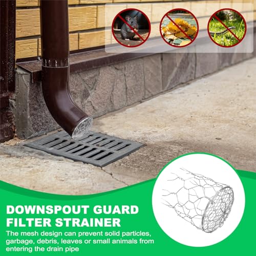 Filtre de protection de gouttière PATIKIL en acier inoxydable