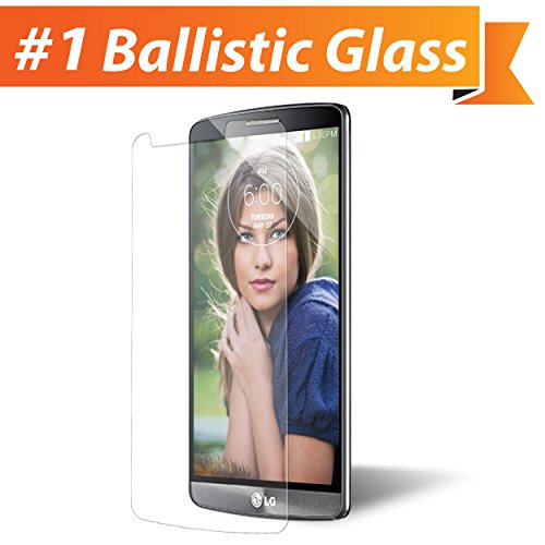 iGotTech LG G3 Glass Screen Protector, Edge to Edge Tempered Glass Tech Shield, Military Grade TruClear Ballistic Glass Maintains 99.9% Clarity & Touchscreen Accuracy
