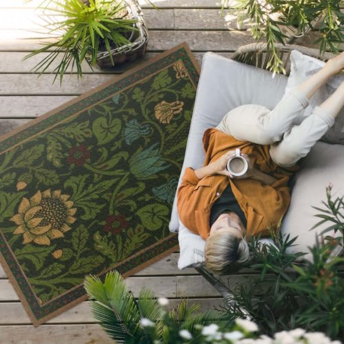 Tapis de terrasse extérieur en PVC rectangle 140x210 résistant et lavable - 3