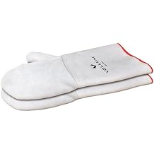 Vollum High-Heat Suede Oven Mitts, 1 Pair 14 Inch, Resistant to 932F