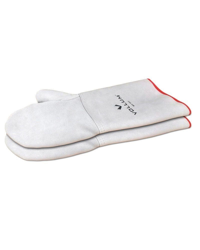 VollumHigh-Heat Suede Oven Mitts, 1 Pair (14 Inch, Resistant to 572F)