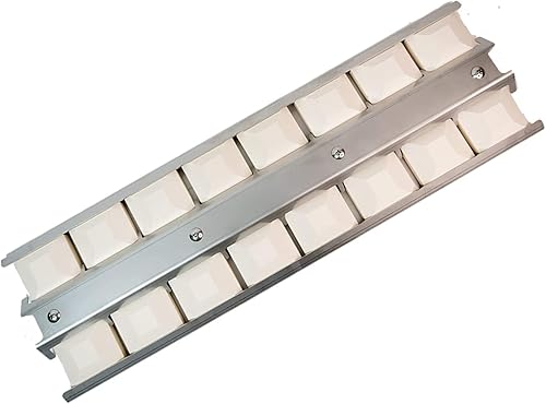 Miniatura 2 de Shengyongh SS032370 (paquete de 4) Bandeja de briquetas de 18 pulgadas para Viking VGBQ33002RENS, VGBQ33603RESS, VGBQ53024, VGBQ53624, VGBQ55424,