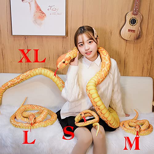 2m Tier Plüsch Puppen-Lange Schlange Plüschtier, Simulation Plüsch Python Spielzeugpuppe, Lustige Plüschies Schlange… – Bild 4