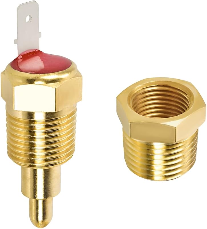 Interruptor termostático da ventoinha do radiador MUQIDA 185 °F/175 °F com rosca 1/8" – 1 unidade