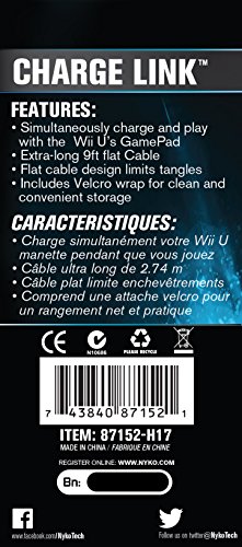Image of Nyko Charge Link - USB Charging Cable for Wii U GamePad