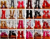 10Pairs Beautiful Shoes For Monster Dolls Fashion High Heels Sandals Boots Mixed-Style Monster Doll Shoes