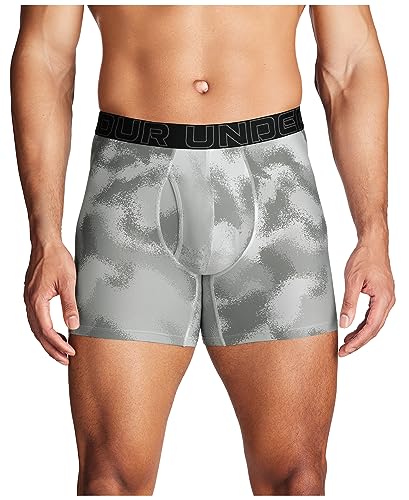 Under Armour Tech - Calzoncillos tipo bóxer para hombre, entrepierna de 15,2 cm, comodidad durante todo el día y ultrasuaves