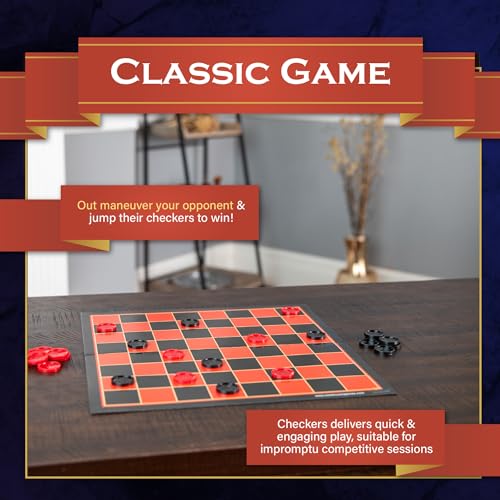 Checkers Family Traditions juego de mesa familiar miniatura 4