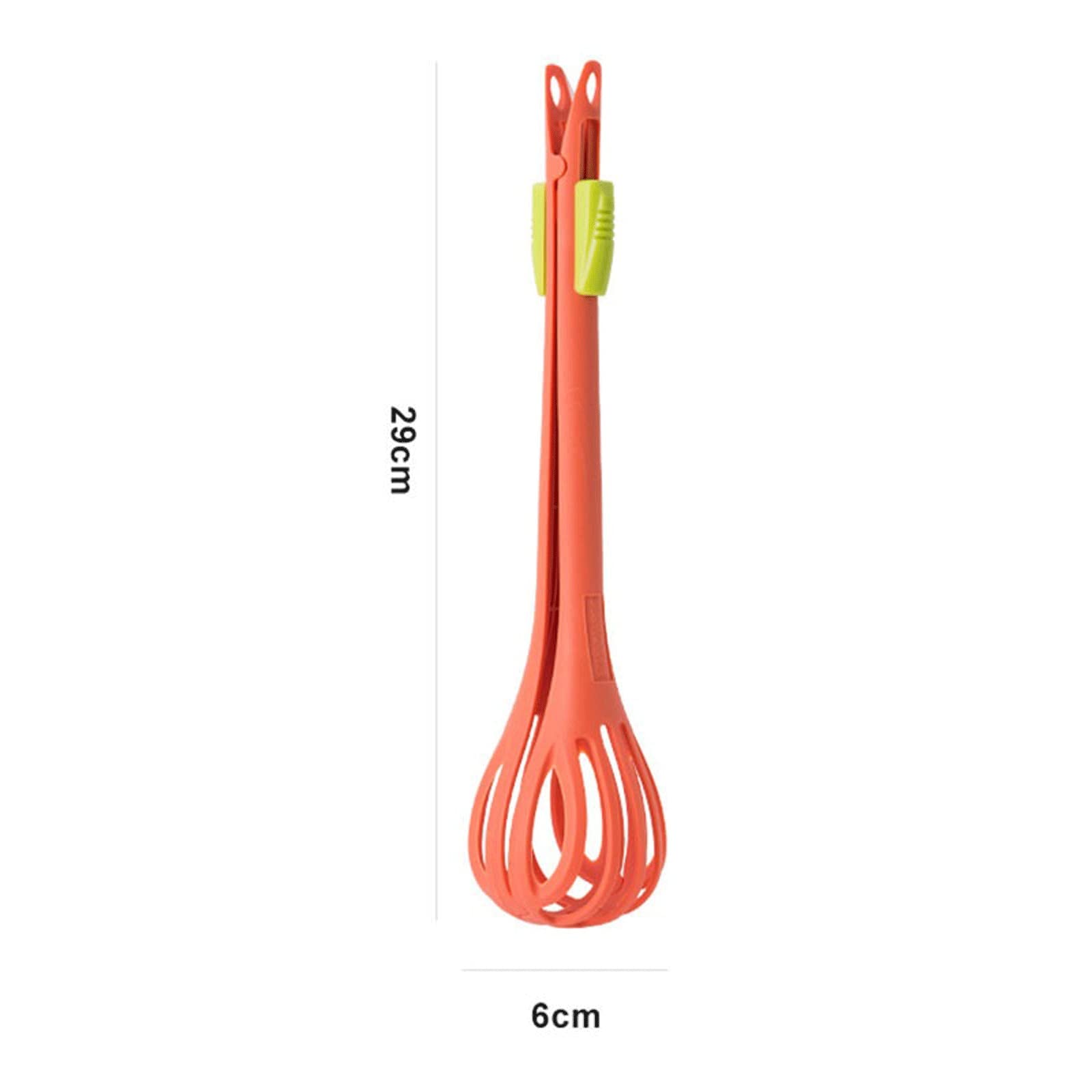 Frusta per uova 3 in 1 frusta manuale per cucinare frusta manuale per cucinare frusta manuale per cucina pinze per tagliatelle alimentari frusta per montare (nero)