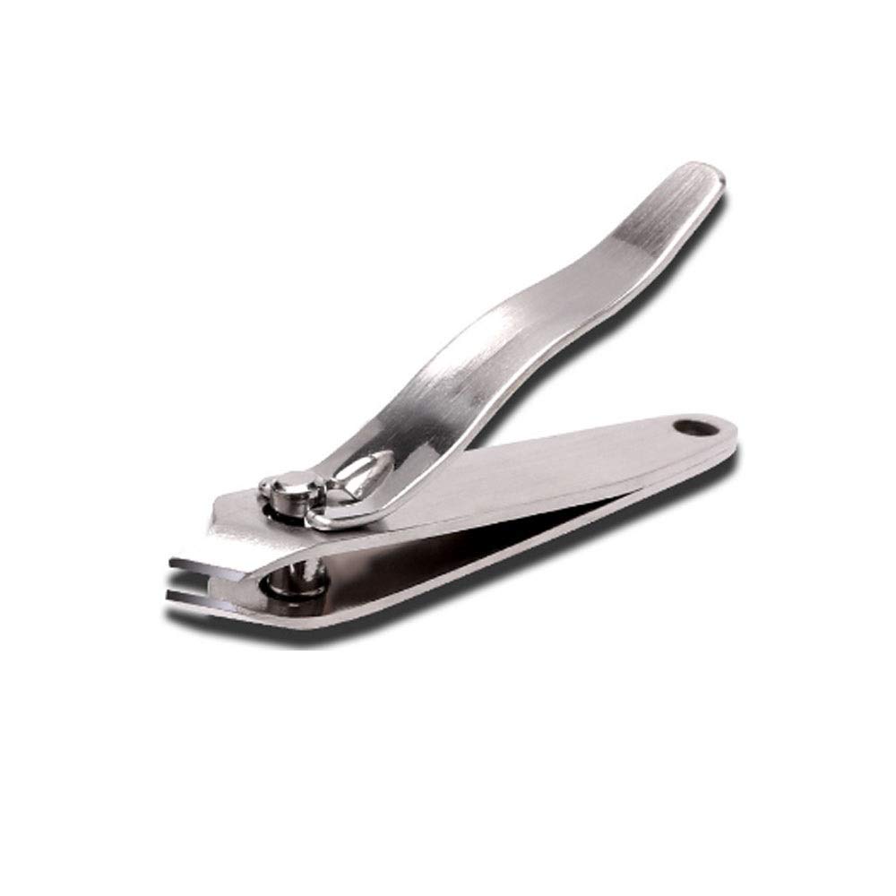 XIANGFAZJD Cortauñas Cubridoras de uñas Adult Acero Inoxidable Clavador de Clavo Silver 1.2 * 6.1cm Cubridoras de uñas multifuncionales