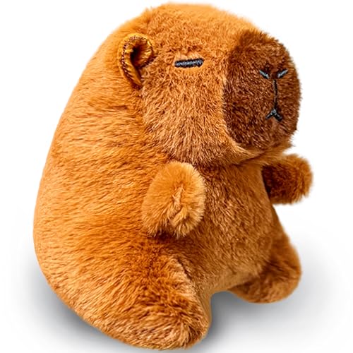 Capybara Plush Toys for Kids and Toddlers, Cute Stuffed Animals Doll, Kawaii Plushies, Small Capybara Stuffed Animal Plush Toys for Theme Party Favors, Classroom Prizes