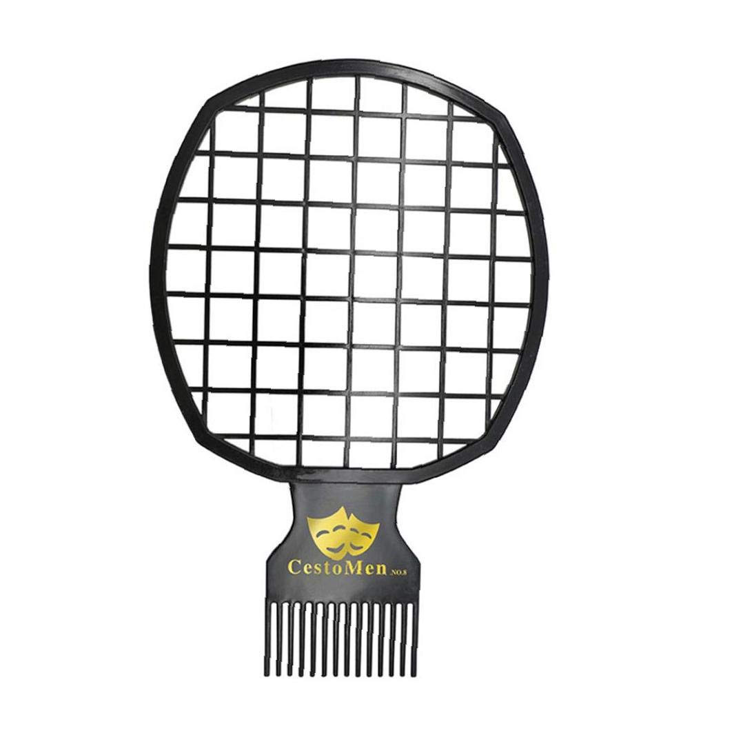2 in 1 Afro Twist African Hairdressing Comb Male Afro Twist Comb wave Curl black brush comb