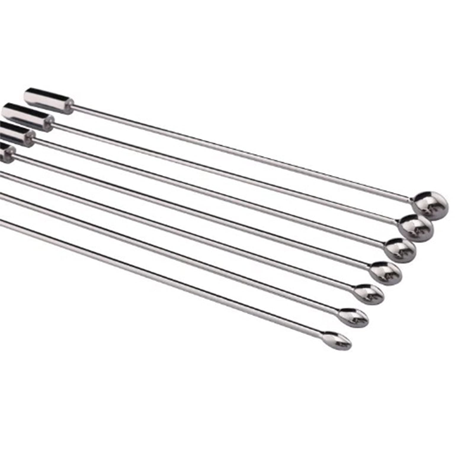 Harnröhren Dilator Set, Edelstahl Penis Plug Dilatoren Perlen Prostata Stimulieren Urethral Dehner Penisstab Katheter Prinzenzepter Masturbation Sexspielzeug for Männer 7 Stück