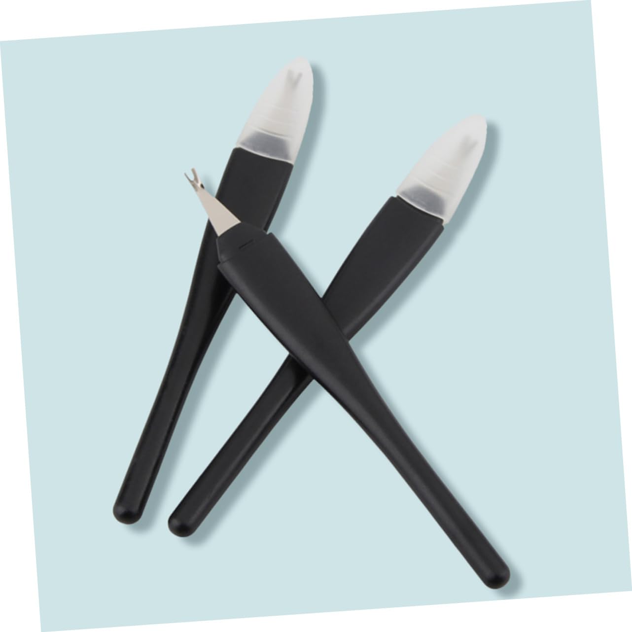 Didiseaon Cuticle Trimmer Set 5pcs Dead Skin Fork Nail Remover Remover Foot File for Nail Art