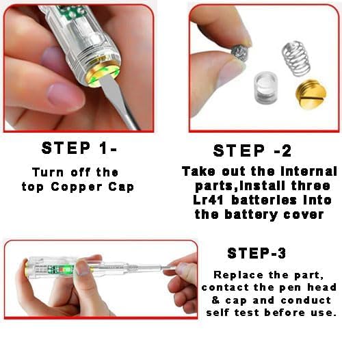 Image of SP Electron Multifunction Dual LED AC-DC Light Tester Pen (2)