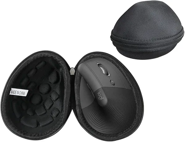 Anleo Hard Travel Case for Logitech Lift Vertical Ergonomic Mouse (Black)