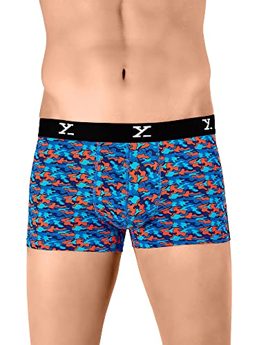 Image of XYXX Men's Ace & Shuffle Micromodal Regular Fit Solid Antimicrobial Trunks with No Marks Waistband (Pack of 3)
