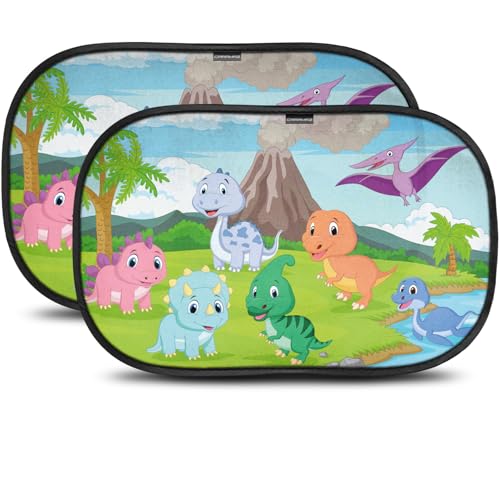 Image of CARAMAZ Car Window Shade for Baby with Certified UV-Protection 2 Pack - 20"x12"