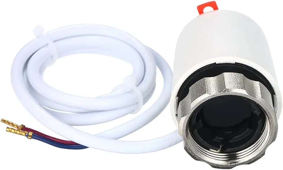 Atuador Térmico de 230V Fechado Normalmente NC para Coletor Aquecimento por Piso Radiante Sistema Termostato Fluxo Água Uso Residencial e Comercial
