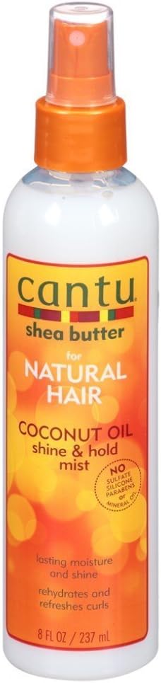 Cantu Natural Hair Coconut Oil Shine And Keeps Mist 8.4oz Spry by Cantu