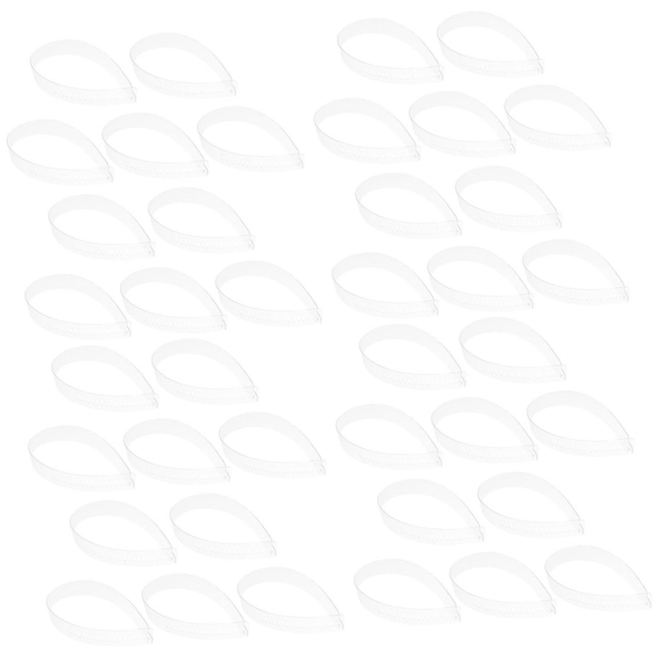 PartyKindom Collar Stays for Dress Shirts Plastic Collar Support Lift System Shirt Collar Fixing Tools Banded Collar Shirt Extender