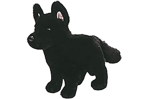 Adorable 10-Inch Black German Shepherd Plush Toy: A Faithful Companion for Dog...