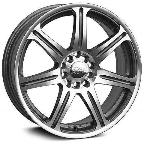 Primax 533 Machined Wheel with Aluminum (15 x 6.5 inches /5 x 100 mm, 35 mm Offset) Cover
