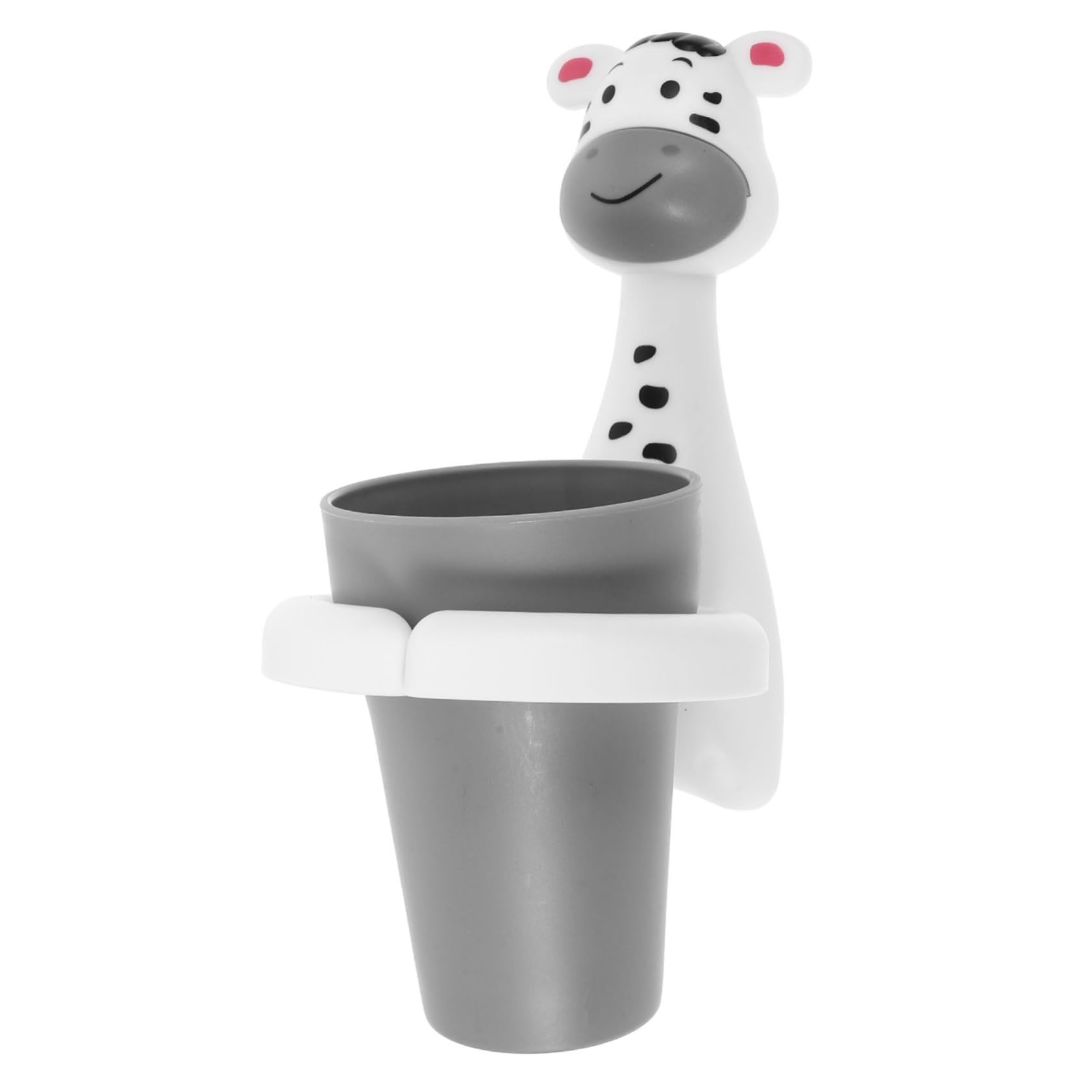 Lurrose 5 Pezzi Porta Di Spazzolino Da Denti Zebra Montato Tiene In Piedi Tazza Per Spazzolino Da Denti Da Parete Titolare Bagni Portaspazzolino Da Parete Portaspazzolino Da Bagno Plastica