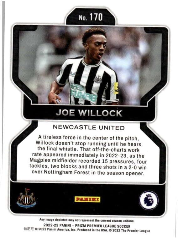 Miniatura 2 de 2022-23 PANINI PRIZM PREMEIR LEAGUE #170 JOE WILLOCK NEWCASTLE UNITED SOCCER OFFICIAL TRADING CARD OF THE PRO