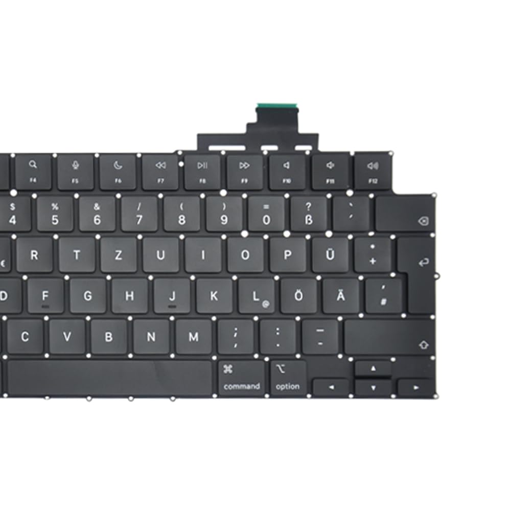 Zastępcza niemiecka klawiatura QWERTZ kompatybilna z MacBook Air M2 Retina 13,6 cala A2681 2022, ciemnoniebieska (Mitternig), klawiatura + śruby + śrubokręt