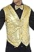 Smiffys Gilet à sequins, doré