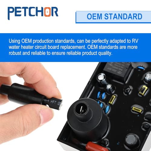 Image of 91367 91504 RV Water Heater Control Circuit Board, Universal Ignition Control Replace 91504 91420 91606 93309 Compatible with Atwood 91420 91606 Dometic SVC Used with Gas /Electric 12 VDC
