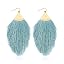 Feather Fringe - Aqua Mint