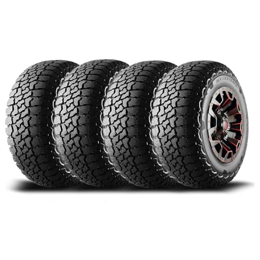 Pair of 4 (FOUR) Mastertrack BADLANDS AT All Terrain 245/65R17 107T SUV Tire + Road Hazard Warranty Included - 245/65/17(Tire Only)
