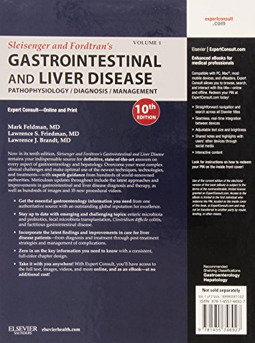 Sleisenger And Fordtran's Gastrointestinal And Liver Disease- 2 Volume Set: Pathophysiology, Diagnosis, Management (Gastrointestinal & Liver Disease (Sleisinger/Fordtran)) #TOP1