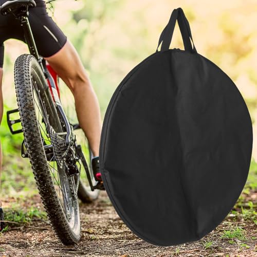 ERINGOGO 自転車ホイールバッグ 大容量収納 耐久性オックスフォード生地製 シンプルデザイン 山地 ロードバイク用 輪行収納アクセサリー