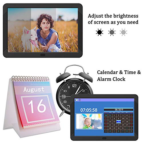 Atatat Digital Photo Frame With 1920X1080 Ips Screen, Digital Picture Frame Support Adjustable Brightness,Photo Deletion,1080P Video,Music,Slideshow,Remote,16:9 Widescreen (8 Inch) #TOP5