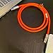 WLGQ Geek Industrial Style Handmade Custom USB C to C PD100W Skin-Friendly Liquid Silicone Material Fast Charging Cable USB-C Interface Device Universal Charging Cable (Orange 3.3Ft)