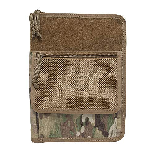 Tactical Leaderbook Cover System, Zippered, Fits notebooks from 9 x 6” up to 9.75 x 7, in Multicam