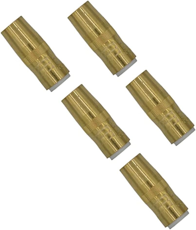 FABULETTA NS5818B Nozzle 5PK Centerfire Slim 58 18 Recess Brass Welding Nozzles For Bernard Style NS 5818B Compatible With ForBernard 1 Gas Diffuser And T Series Tips