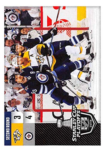 2018-19 Panini NHL Stickers #550 Nashville Predators vs. Winnipeg Jets Hockey Card